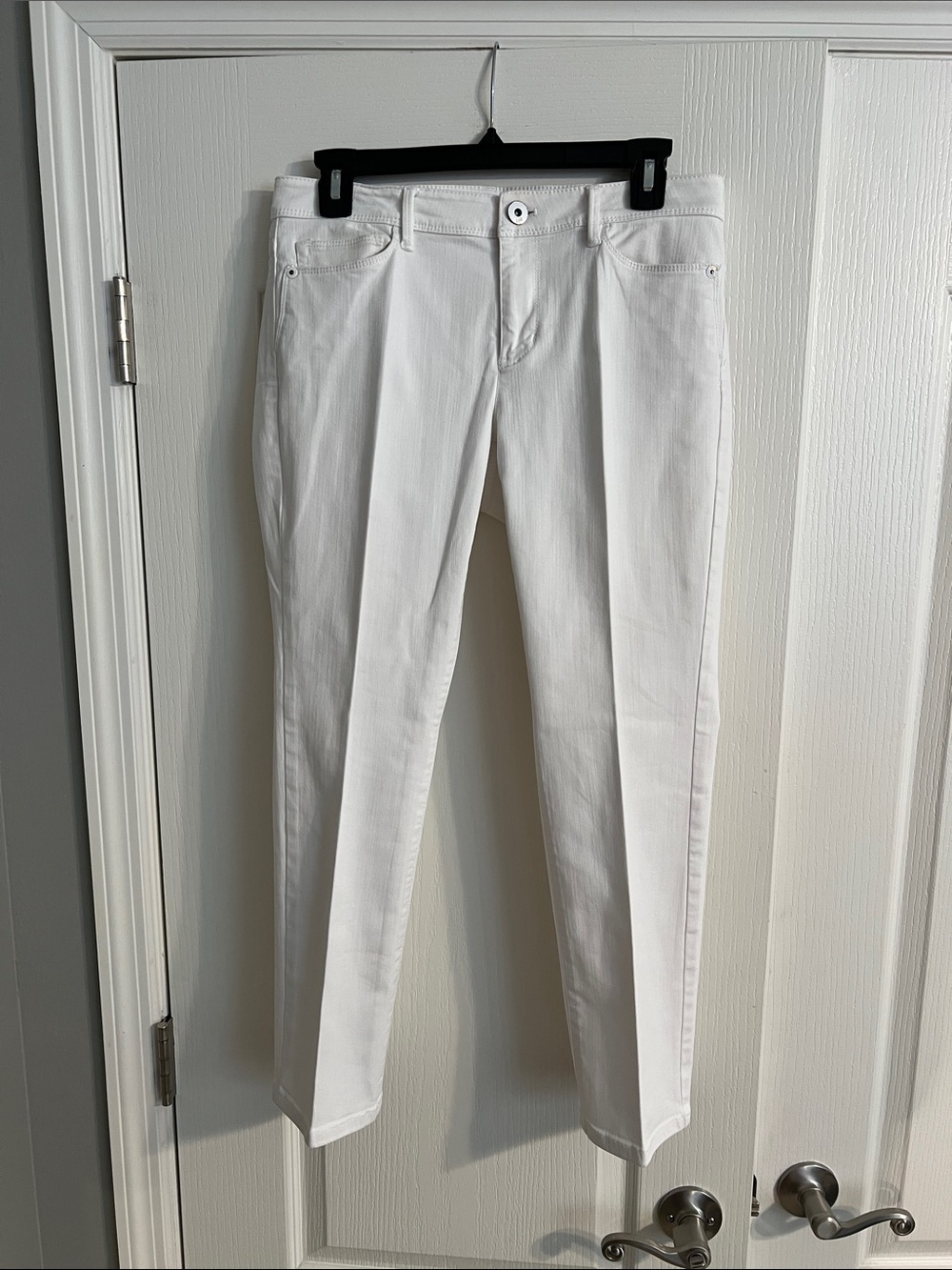 J. Jill White Cropped Ankle Jeans
